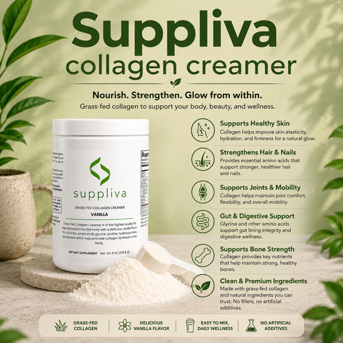 Suppliva™ Collagen Creamer (Vanilla)